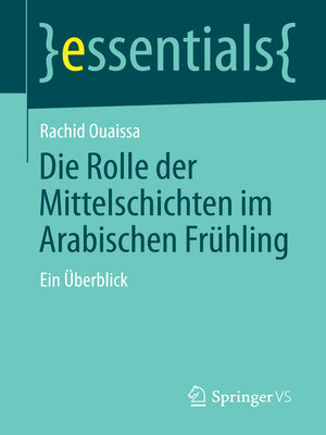 cover image of Die Rolle der Mittelschichten im Arabischen Frühling